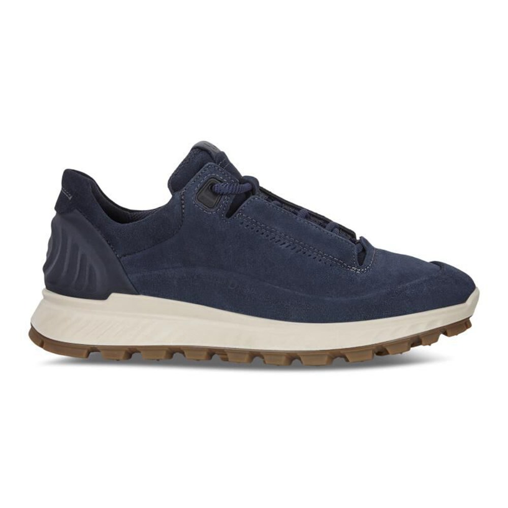 ECCO Womens Outdoor Shoes Navy - Exostrike Lows - LYJ-238579